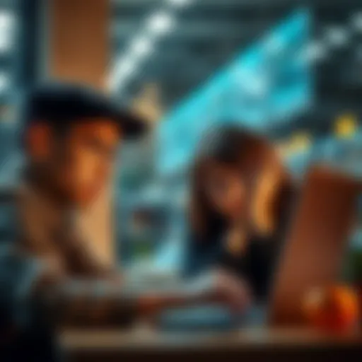 A person looking frustrated while analyzing failed registration strategies on a laptop.