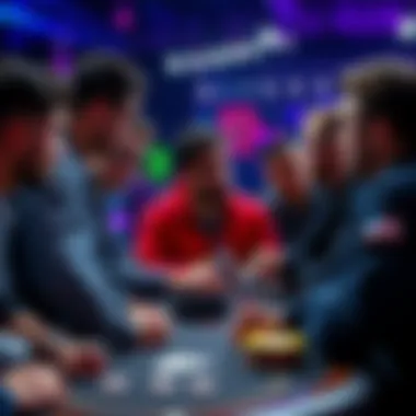 Fair Prize Distribution in Tournaments A group of diverse players discussing fair payout distribution in a tournament setting
