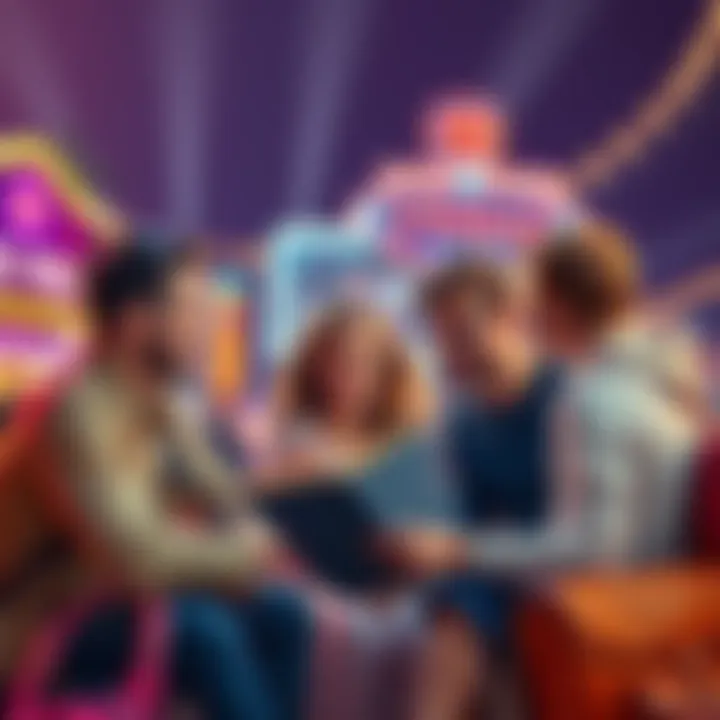 A family discussing travel plans for a trip to Las Vegas, considering adding a brother to improve chances of getting free hotel rooms.