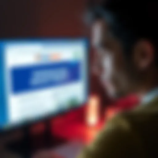 A frustrated person looking at a computer screen showing a FanDuel account deactivated message, with a worried expression.