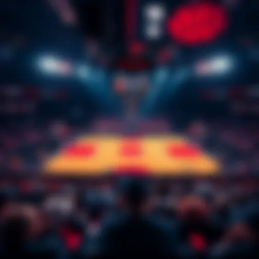 A basketball game screen showing a leading team with a 18 point advantage but limited betting options.