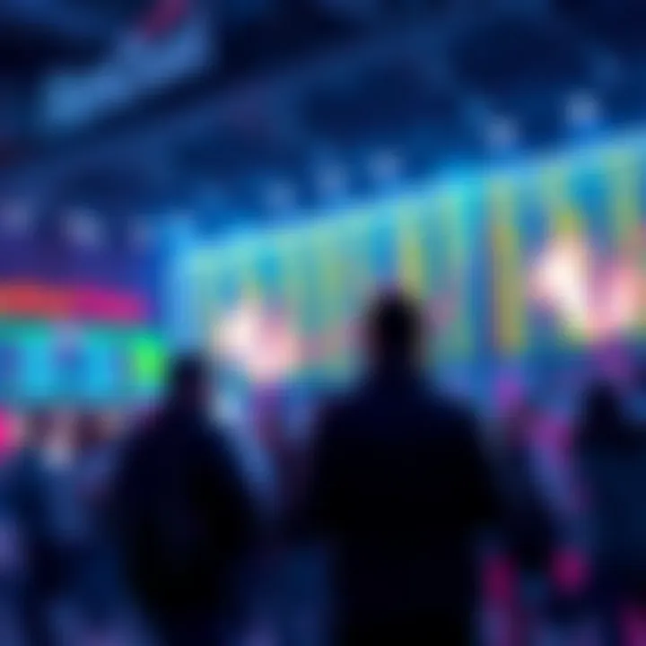 People engaging with betting options for night games at FanDuel Sportsbook