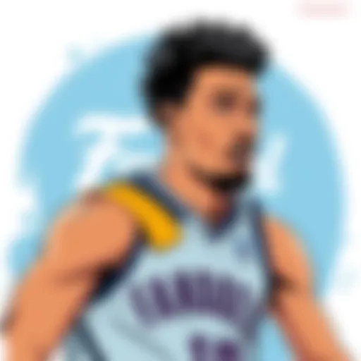 An illustration showing a basketball player with a bandage, highlighting injury protection in sports betting, with a Fanduel logo in the background.