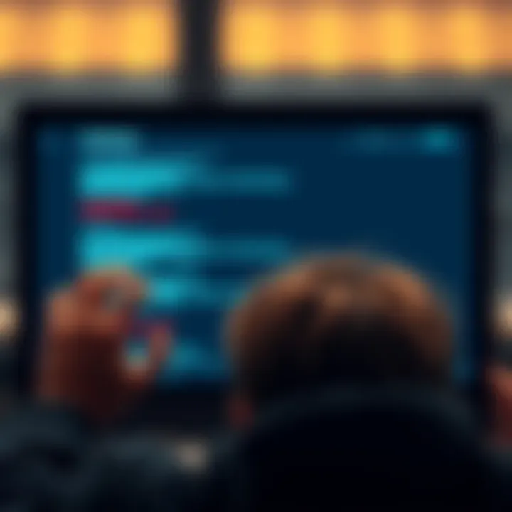 A frustrated person looking at a FanDuel screen with error messages, symbolizing technical problems.