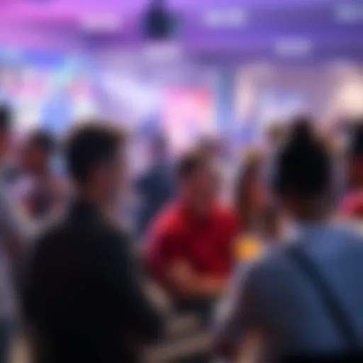 Group of people discussing their experiences with Fanduel in a forum setting