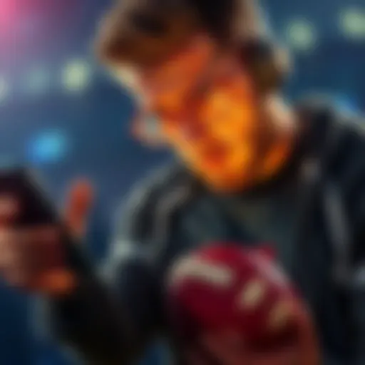 A frustrated bettor checks their phone with the FanDuel app showing an error message related to a parlay bet.