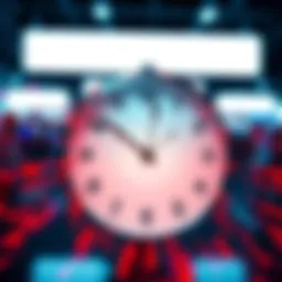 A graphic showing the rapid assignment of HR-Codes with a clock illustrating time passing quickly