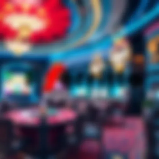 Fertitta Entertainment logo with a casino background