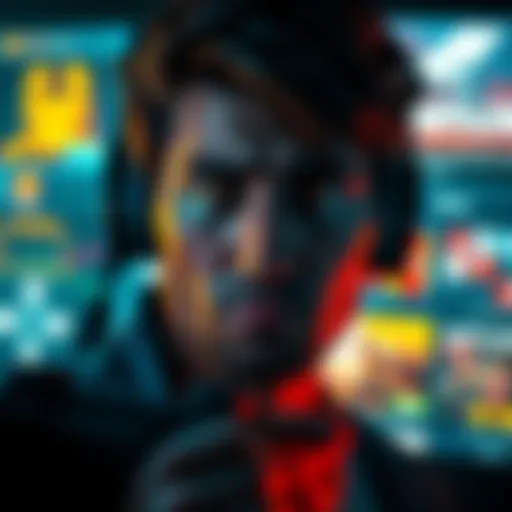 A confused gamer looking at a screen with few promotional offers
