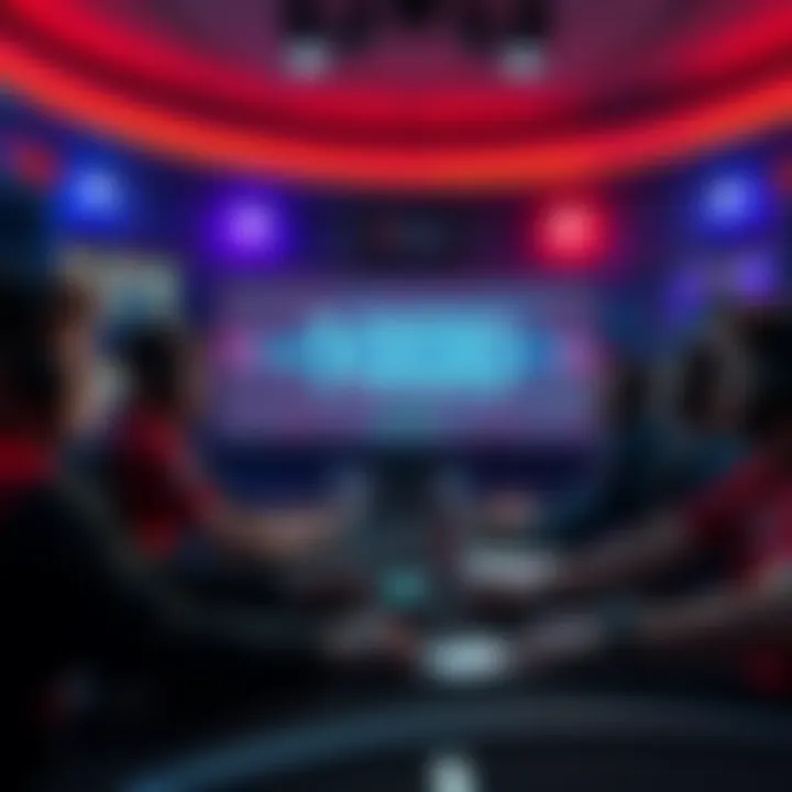 A dramatic betting scene with a digital display showing an absurd -1000 kill while players react with shock and confusion.