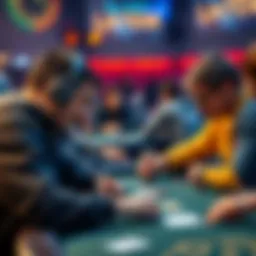 Final table disappointment Players at the final table showing disappointment after finishing in 8th and 6th place