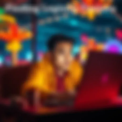 A person researching online casinos on a laptop with a concerned look, showcasing the importance of identifying trustworthy sites.