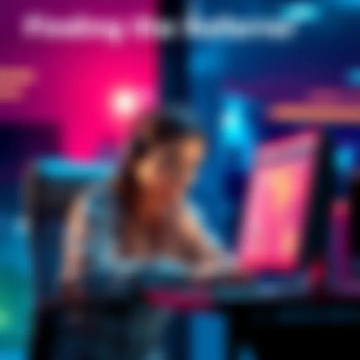 A person sitting at a computer looking perplexed, searching for a referrer link on a webpage