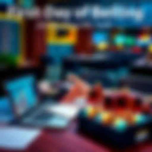 A person reviewing betting tips with a laptop and paperwork on a table