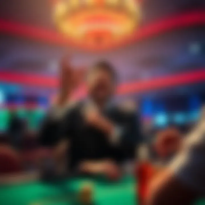 First Live Poker Experience A player celebrating a poker win at MGM National Harbor after a successful game.