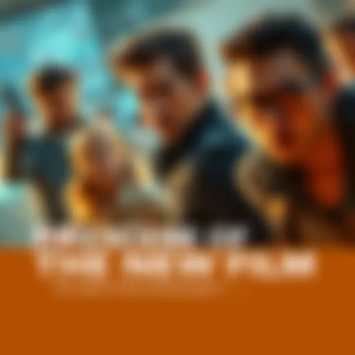 First Scene of the New Film A captivating view of the opening scene from the new film, showcasing key characters and setting.