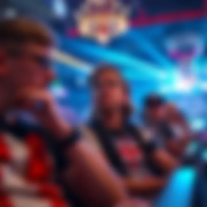 Fans express frustration over the absence of national flags at the World Series of Poker, showing disappointment in their seats.