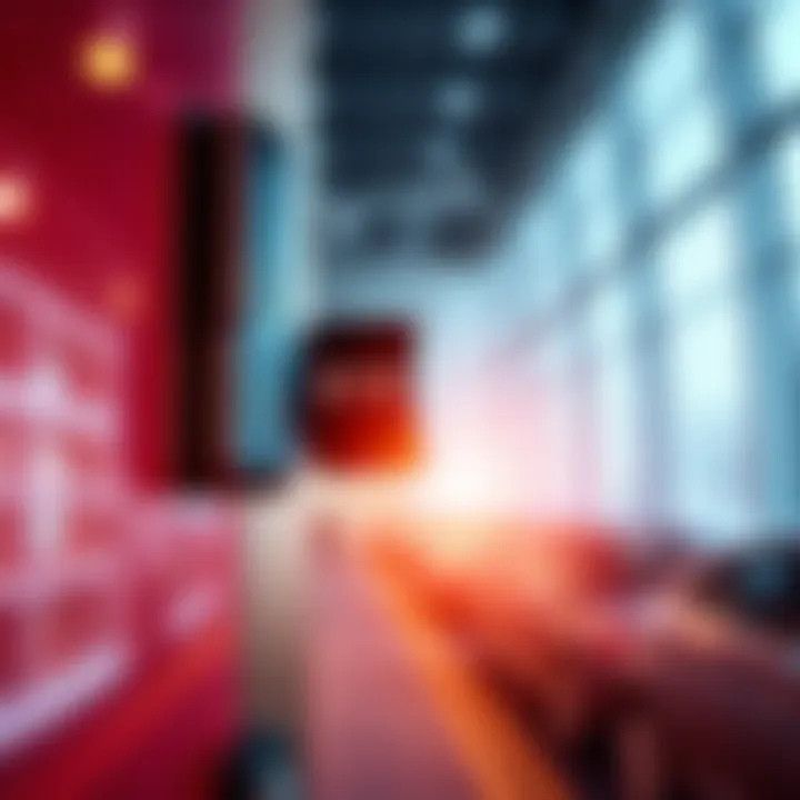 A close-up of the Flex Lock 300x device showing its secure locking mechanism in a modern setting.