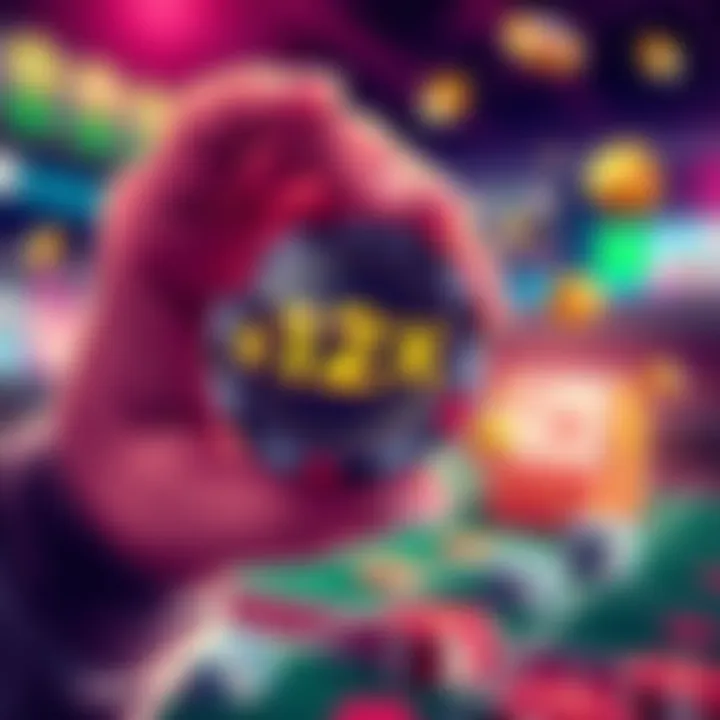 Illustration showing a hand holding casino chips with a bonus symbol, representing Fliff's deposit bonus offers