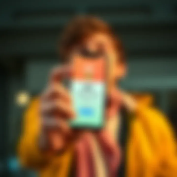 A person excitedly holding a phone displaying the Fliff app with a $1 credit notification