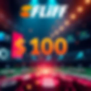 Promotional graphic showing $100 prize for fast betting on Fliff