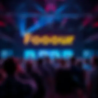 People gathered at the Foooooour launch event celebrating new developments.