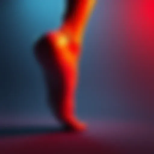 A representation of a foot symbolizing the frustration of losing in games, with a shadow illustrating the concept of Ghost Leg.