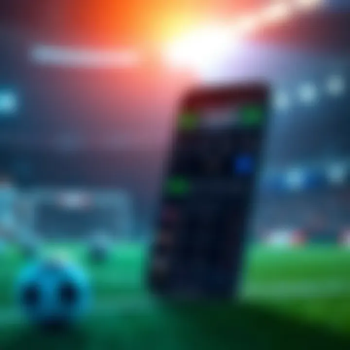 Screenshot of a football betting app showing odds and analysis based on AI predictions