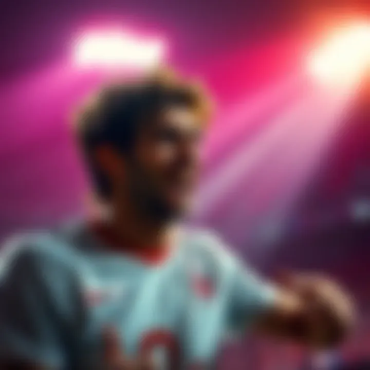A player celebrating after predicting four football match outcomes correctly, looking disappointed after England's draw in the last match.