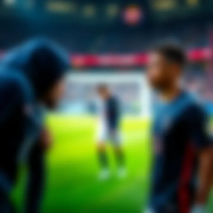 France soccer team struggling Mbappé looks frustrated on the field as France faces difficulties in the match