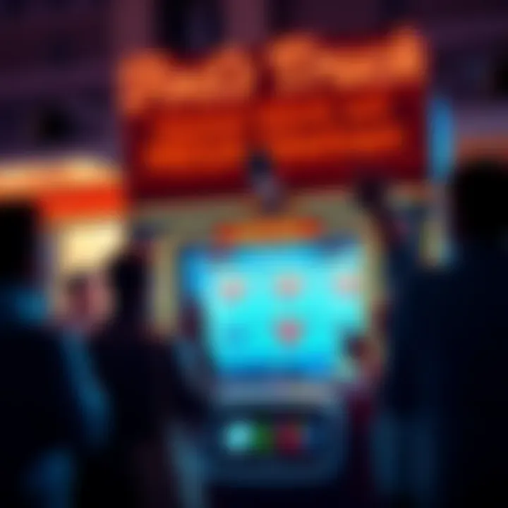 People celebrating after a big win at Fred's Food Truck's slot machine game