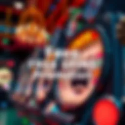 Image showing a festive casino theme with spinning slot machine reels, symbolizing a free spins offer.