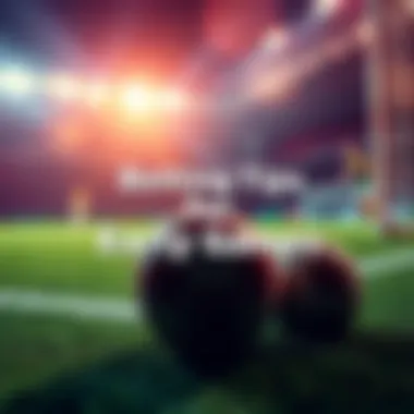 Free Betting Tips for Early Games Graphic showing betting tips for early kickoff times with football icons