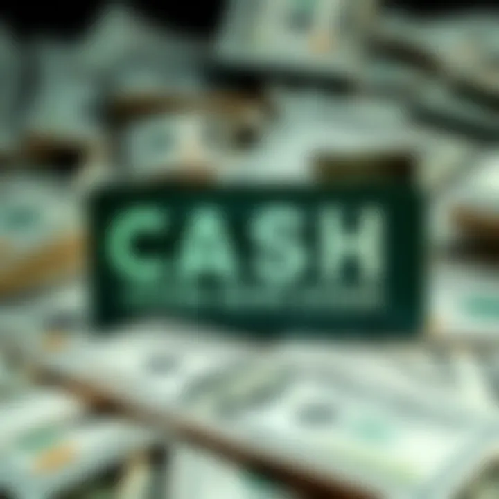 A graphic showing money bills with text indicating earning between $20 and $1000 for free.