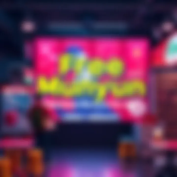 A vibrant advertisement highlighting the chance to get free Munyun, featuring colorful graphics and inviting text.