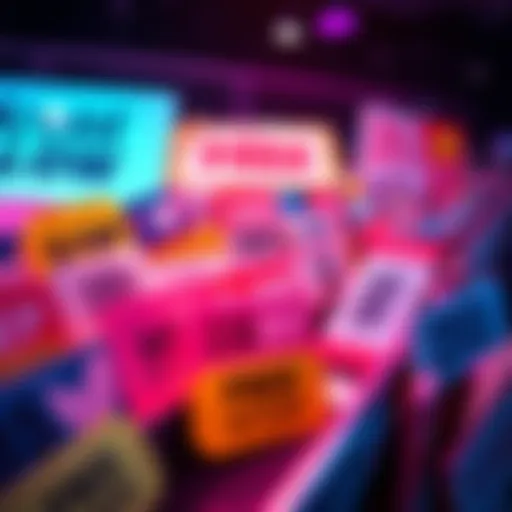 A vibrant display of various discount tickets and coupons highlighting free offers available today