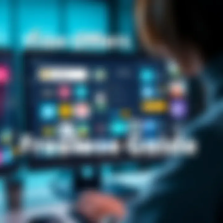A person exploring various free offers on a computer screen