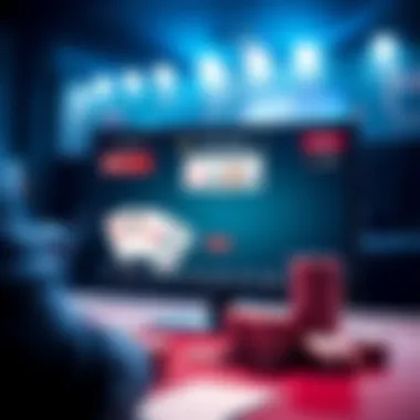 A computer screen displaying a poker drill trainer interface with cards and chips, helping players learn poker concepts.