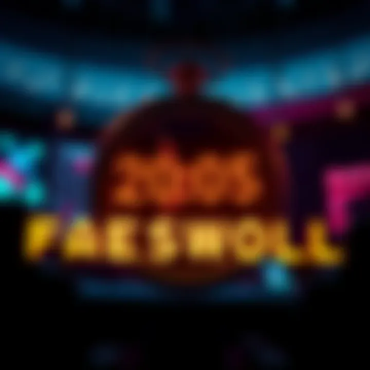 A graphic displaying the password for a freeroll event with a clock showing 20:05