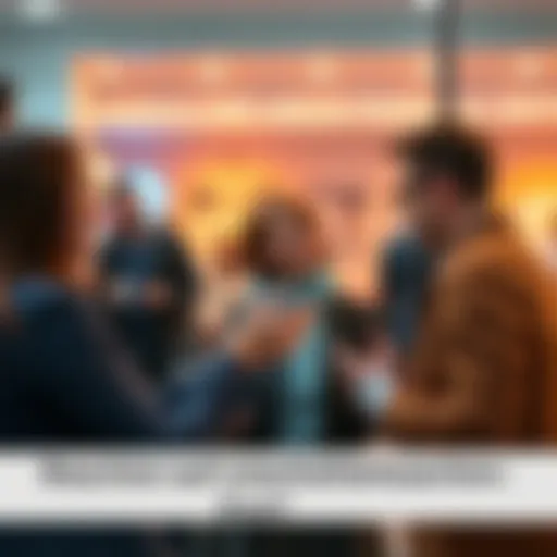 People engaging in conversation about a friend's unusual act of kindness