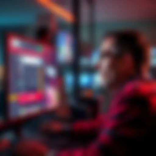 A frustrated bettor staring at a computer screen showing a betting site, expressing disbelief after a cashout was canceled