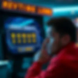 A frustrated player staring at a screen showing bonus credits instead of cash after a Parlay win