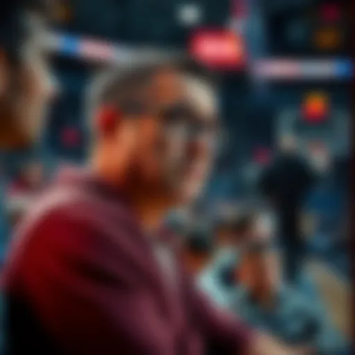 A frustrated basketball fan watching an NBA game, showing disappointment over a player not participating