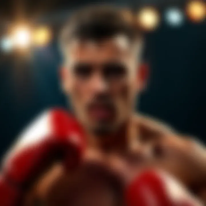 A boxer showing frustration in the ring, with a disappointed expression, highlighting issues in the boxing sport.