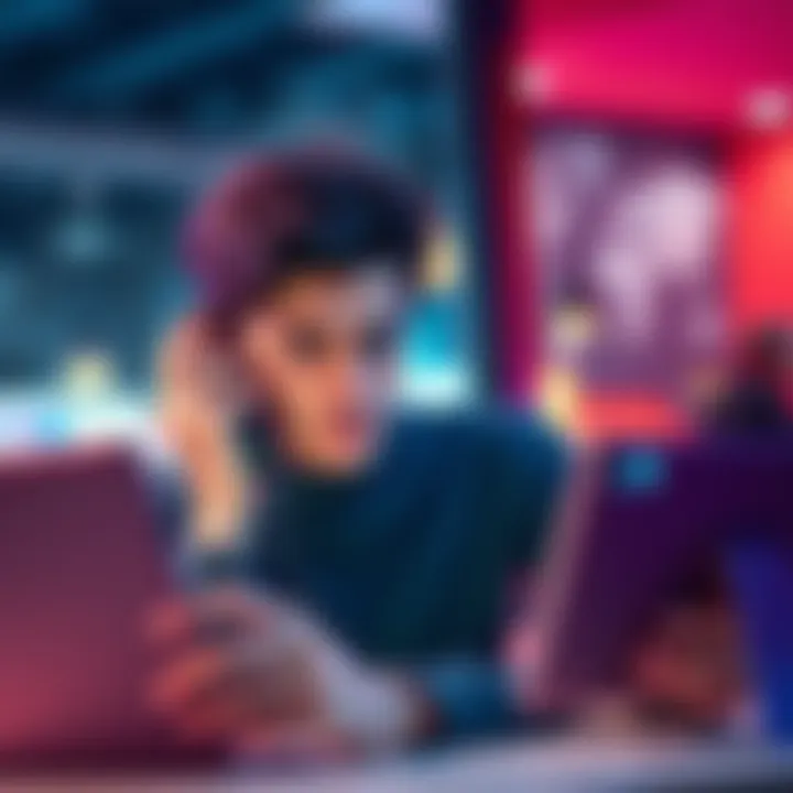 A frustrated person trying to reach customer service on a phone with a confused expression