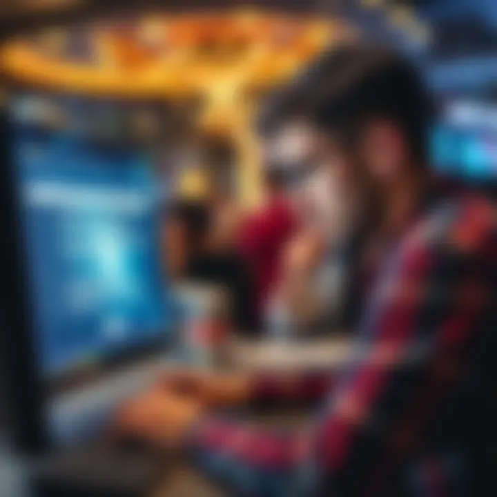 A frustrated casino player looking at a computer screen, showing withdrawal requests and unanswered emails, expressing disappointment with cashout delays.