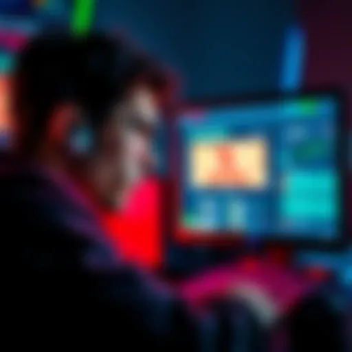 A person showing frustration while staring at a computer screen with refund messages, expressing disappointment