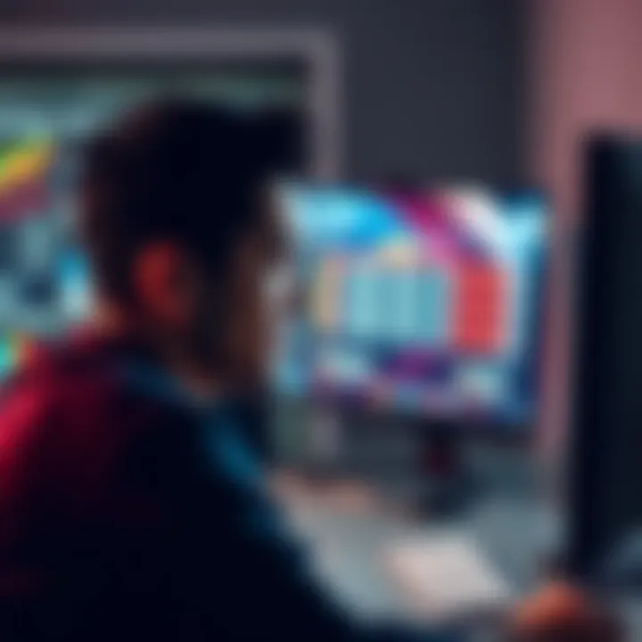 A person showing frustration while staring at a computer screen displaying Draft King results after multiple attempts