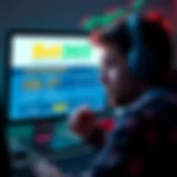 A disappointed Australian player looking at a computer screen displaying Bet365 with a notification of a canceled payout