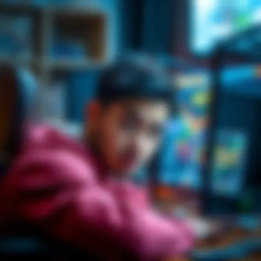 A player looking frustrated at a computer screen showing a crash-betting site, emphasizing the lack of support and repeated scams.
